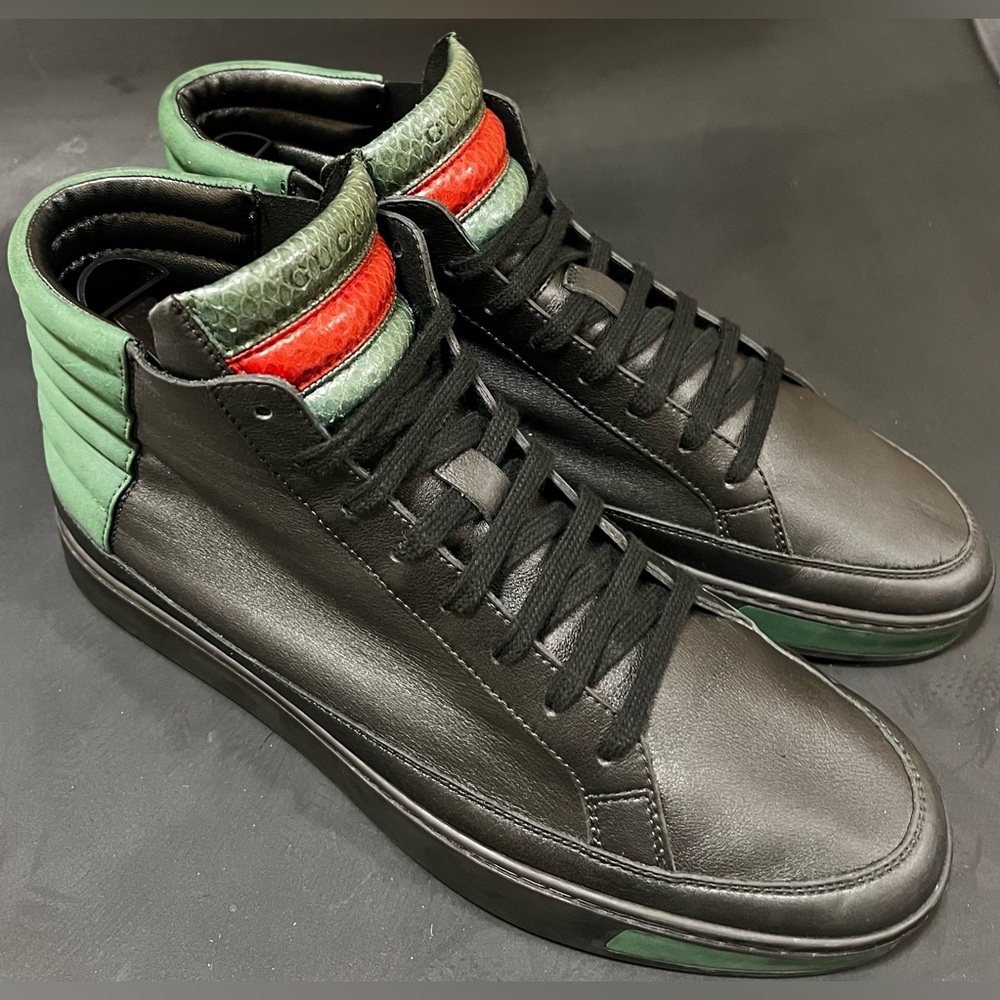 GUCCI LIMITED EDITION PYTHON HIGH TOP SNEAKER | 7.5G | 9US